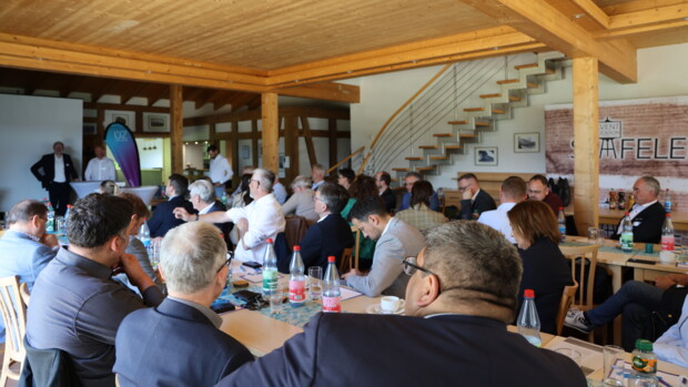 Austausch, Fachvorträge und Diskussionen beim Klimaschutznetzwerk-Treffen in Geldersheim